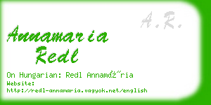 annamaria redl business card